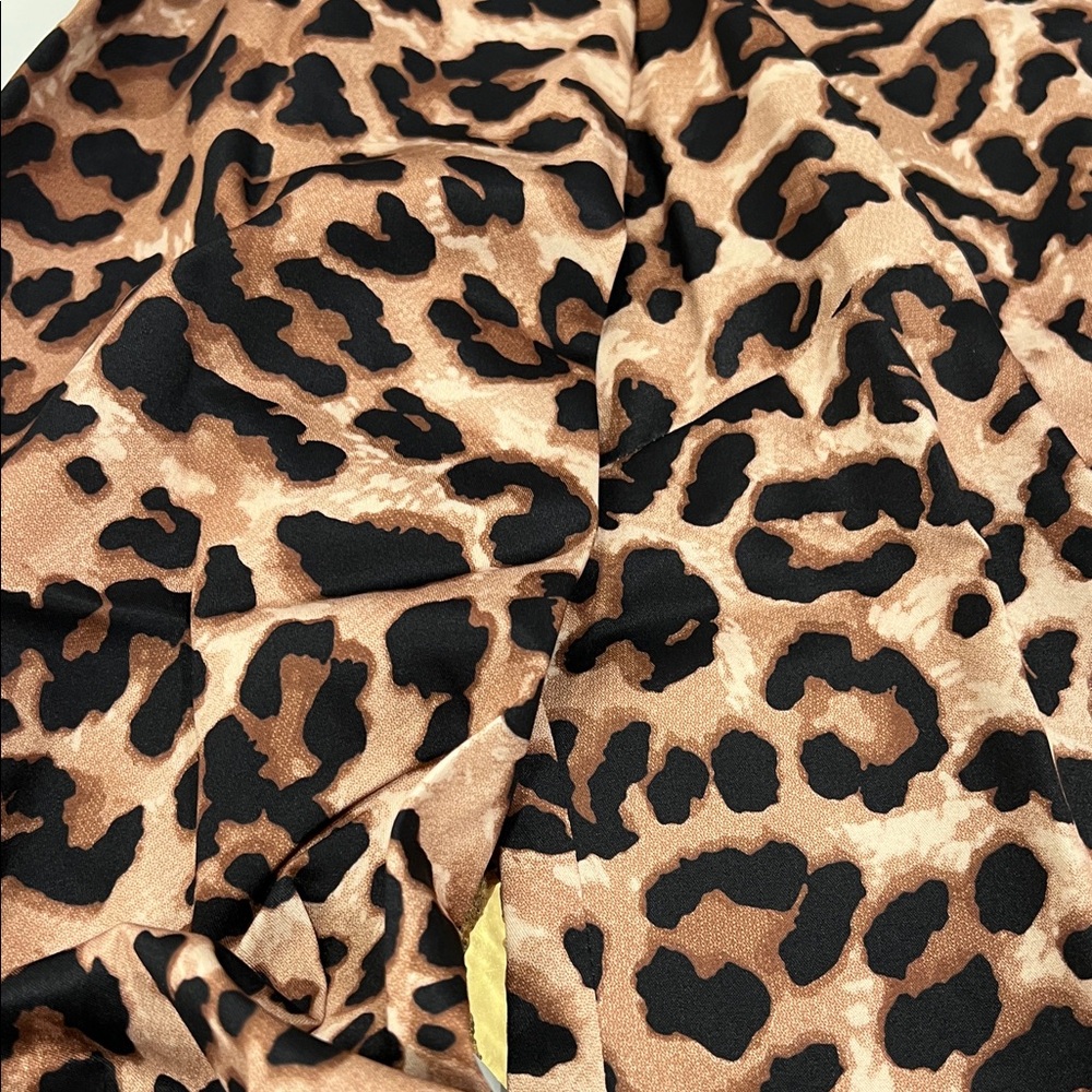 Boston Proper Animal Print Button Down Shirt - Picture 2 of 5